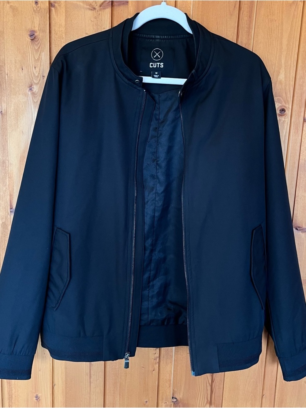 Cuts Clothing Black Legacy Bomber Jacket